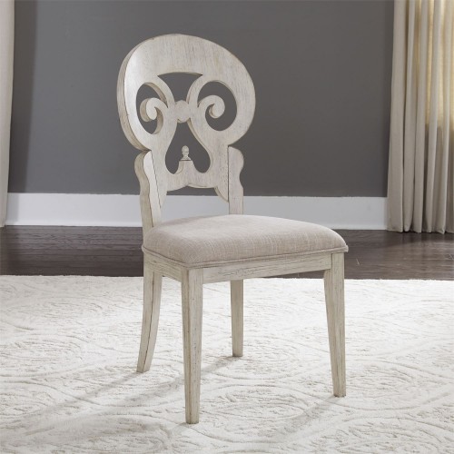 FARMHOUSE REIMAGINED SPLAT BACK SIDE CHAIR